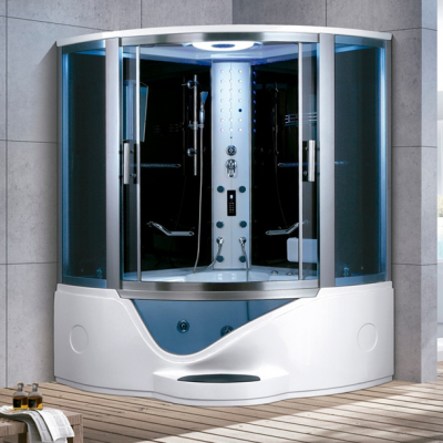 JOININ new design bathroom luxury indoor steam shower room with TV  7028